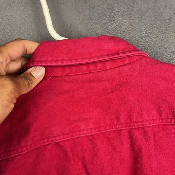 Vintage Cabela’s Brushed Flannel Shacket XL Embroidered Labrador Dog Heavyweight - Picture 11 of 16